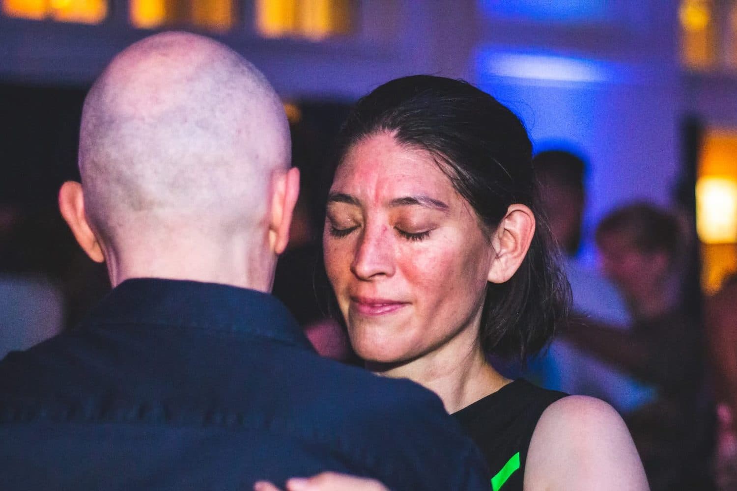 A pair dancing kiz at a C4flow Events social